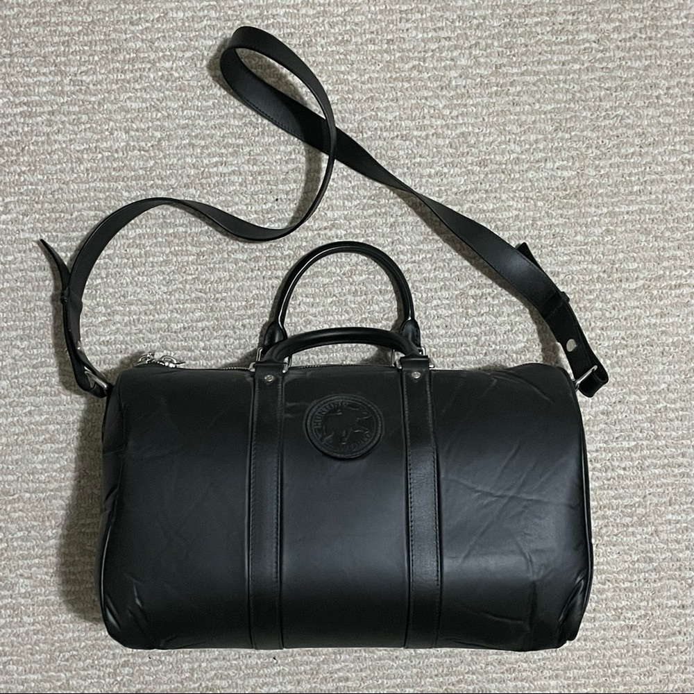 HUNTING WORLD Black Small Puffy Duffle Bag